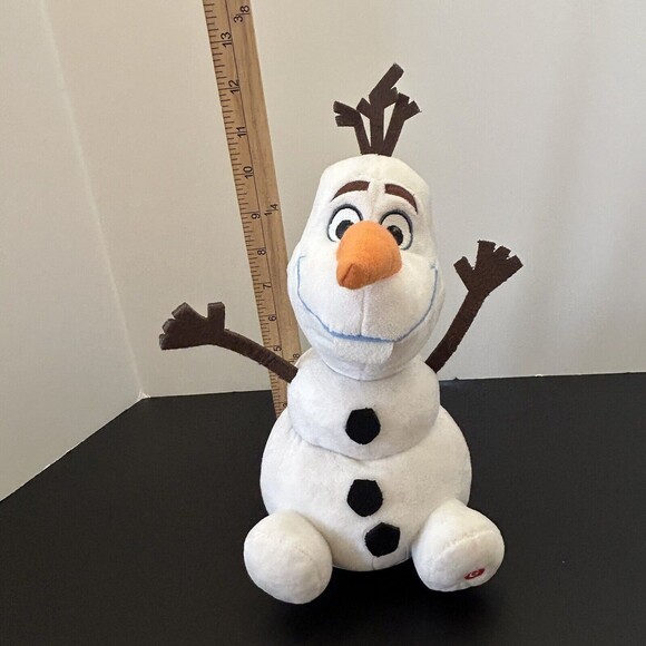 Gemmy Disney Snowman Olaf Frozen Plush Battery Operated Music Roll Spin - WORKS - Picture 7 of 7